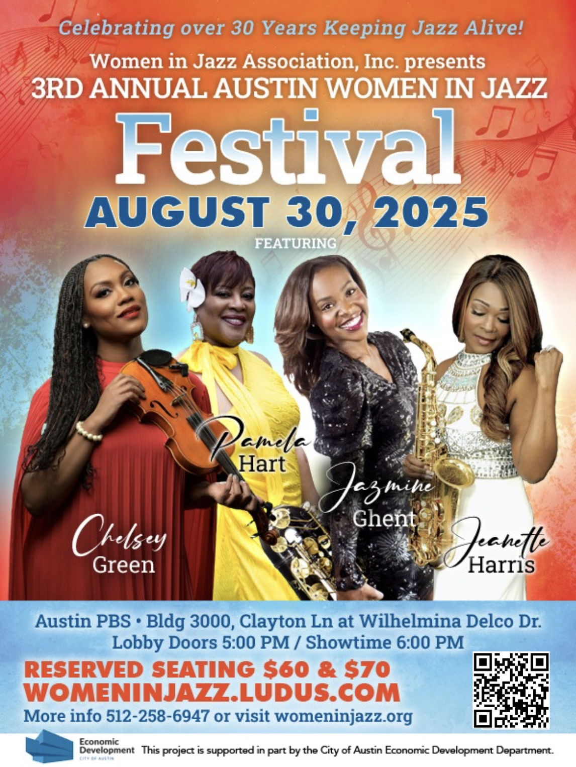 3rd Annual Austin Women in Jazz Festival