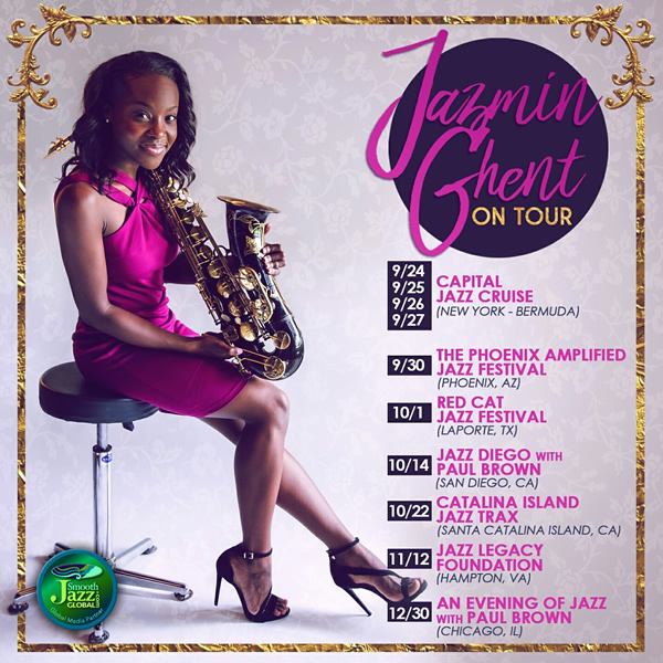 Jazmin Ghent Tour Dates