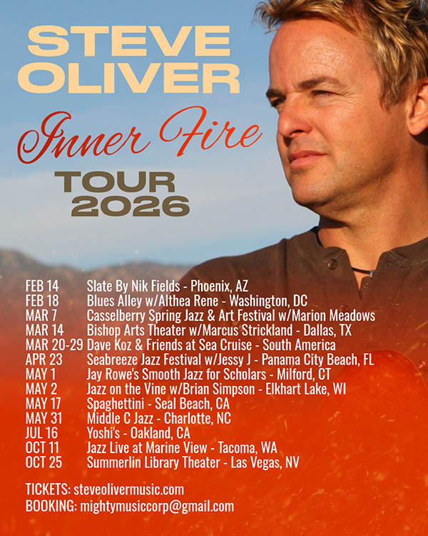 Steve Oliver - Inner Fire Tour 2026