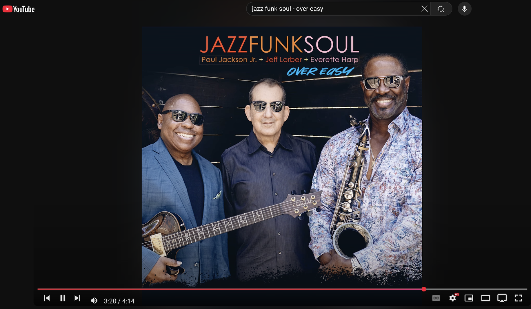 Jazz Funk Soul - Over Easy Vid