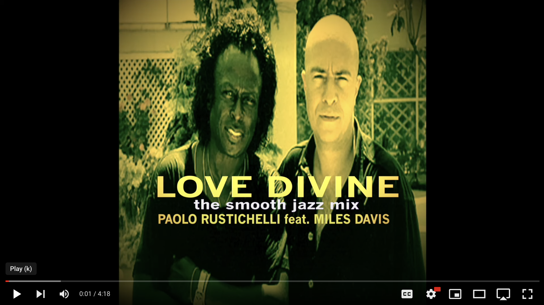 Paolo Rustichelli - Love Divine (The Smooth Jazz Mix) feat Miles Davis
