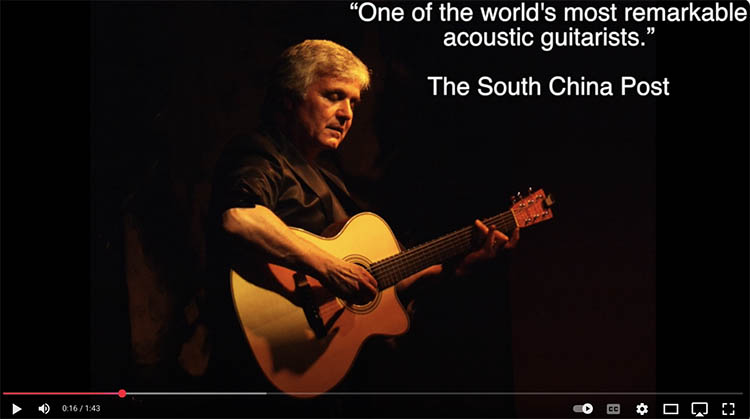 The Laurence Juber Trio - Holidays & Hollynights official video