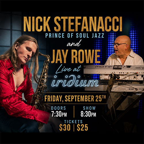 Nick Stefanacci and Jay Rowe Live at Iridium
