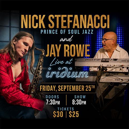 Nick Stefanacci and Jay Rowe Live at Iridium