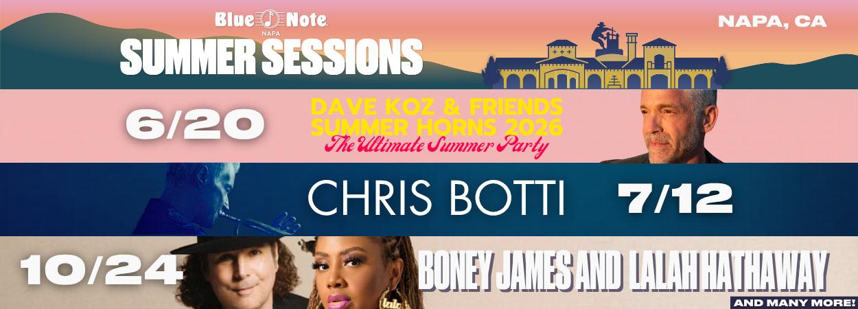 Blue Note Napa Summer Sessions 2026
