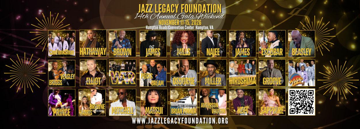 Jazz Legacy Foundation's Gala Weekend 2026