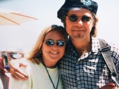 Sandy Shore with guitarist Jeff Golub 1996